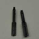 Sumnacon Sturdy Folding Shelf Brackets - Heavy Duty Metal Triangle Table Bench Folding Shelf Brackets, 2 Pcs Folding Shelf Hinge Wall Mounted (12 Inch, Black)