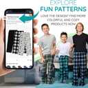 Mad Dog Boys Pajama Pants - Soft Fleece PJ Bottoms for Kids - Buffalo Plaid Lounge Pants, Warm & Comfy Microfleece 2PK Set (M)