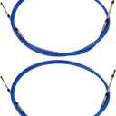 Nakkaa 33C Throttle Shift Control Cable Compatible with Outboard Engine Boat Motor Steering System Blue (2PC 10FT)