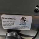 Greenhouse Heater with Remote, 1500W Outdoor Patio Heater with Digital Thermostat, Garage heater 24-Hour Timer for 3S Fast Heating, 3 Modes Adjustment, PTC Overheat Protection for Grow Ten