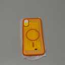 SUPFINE Magnetic for iPhone 16 Plus Case with Screen Protector (Compatible with MagSafe) (Military Grade Drop Protection) Translucent Matte Shockproof Phone Cover,Starry Orange