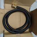 Giraffe Hybrid Leader Hose 5/8" x 6ft Custom Length, No Kink, Flexible, Leakproof Water Hose with Female to Female Fittings, 600 Burst PSI