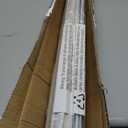 LazBlinds No Drill Cordless Roman Shades for Windows, 35" W x 60"H, Natural
