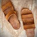 J-Slips Sandals for Women and Men - Comfortable Jesus Jandals for Beach, Summer, and Shower - Waterproof Hawaiian Slides, Sandalias (9 Women/7.5 Men, Sand)