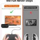 Charging Grip for Nintend0 Switch 2 JoyC0n  Left and Right Hand Grip, Play While Charging, Dual Controller Charging, LED Indicator, Compact Design, Includes Type-C Cable