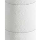 NearMoon Bath Toilet Paper Holder Stand, Freestanding Tissue Paper Storage with Reserve, Space Toilet 4 Rolls Holder for Bathroom/Kitchen Countertop-All Metal (1 Pack, Matte Black)