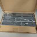 Haturi Vacuum Stand for Dyson Gen5 V15 V12 Detect V11 V10 V8 V7 V6, Vacuum Holder and Metal Storage Bracket Standing dock with Hidden Cord Design for Dyson Handheld Cordless Vacuum Cleaners (with Square Base, Dark Gray)