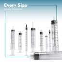 BH Supplies 3ml Luer Slip Tip Syringe - (No Needle) - Sterile, Individually Wrapped - 100 Syringes