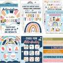Jacyan 16Pcs Speech Therapy Posters for Classroom Decorations Boho Language Pathologist Bulletin Board Decorations Speech Therapy Wall Decor for Classroom School Office Art Print 11 x 14 Inches