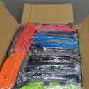 24 Pcs 17 Inch Backpack in Bulk Foldable Classic Back Packs Colorful Book Bags Assorted Colors Lightweight Bookbags for Outdoor Travel Student School Supply 8 Colors