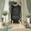 lovemoon Mixed Greenery Artificial Eucalyptus Stems, Baby Breath Artificial Flowers Bulk and Eucalyptus Leaves for Wedding Bouquets Home Office Floral Decor (100, Green and White)