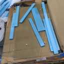 Shower Door for Tub 56-60" W x 62" H, Double Sliding Bath Tub Door Bypass, Semi-Frameless Bath Tub Shower Glass Door with 5/16" (8mm) Thick Tempered Glass, Matte Black