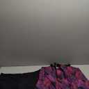 Daci Women Plus Size Tankini Swimsuit - 2 Piece Flowy Plus Size Bathing Suits and Shorts with Pockets 2025, Purple Leaf,  18 Plus