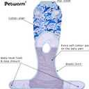 PetWarm Surgical Suit for Male Dogs After Neuter, Dog Surgery Suit, Cone of Shame Alternatives, Dog Surgical Recovery Onesies Female Male Dogs, Marine Animal Patterns, Blue, XS
