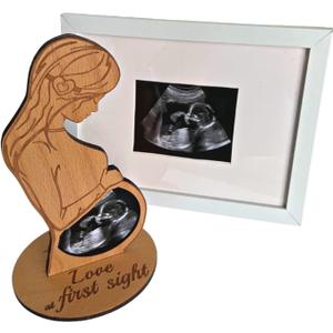 Heart's Sign Sonogram Picture Frame Bundle | Unique Pregnant Women Gifts - Expecting Parents To Be Gifts | Love at First Sight Sonogram Frame Heart's Sign Sonogram Picture Frame Bundle | Unique Pregnant Women Gifts - Expecting Parents To Be Gifts | Love at First Sight Sonogram Frame