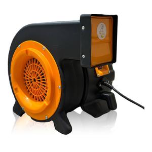 JumpOrange Bounce House Air Blower 1HP for Inflatables Bouncy Castle and Slides Commercial Cyclone Fan for Indoor and Outdoor Use