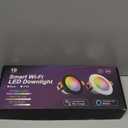 inShareplus 10 Pack 2 Inch Smart Recessed Lighting, WiFi LED Downlight 5W 120V, Dimmable RGBCW 2700-6500K Color Changing, Compatible with Alexa/Google, Ceiling Lights with LED Driver (Corlorful)