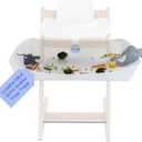 CATCHY - Food Catcher - Compatible with Stokke Tripp Trapp High Chair + 11 Other High Chairs - Highchair Sold Separately - Baby & Toddler Food & Mess Catcher - Under High Chair Accessory