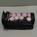 Remington Compact Ceramic Dual Voltage Hot Rollers for Long and Short Hair, Hair Setters, Hair Curlers, 1-1 " Purple/Black, 10 Piece Set