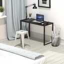 SHW Mission 32-Inch Home Office Computer Desk, Black