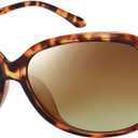 The Fresh Women's Oversized Square Jackie O Cat Eye Hybrid Butterfly Fashion Sunglasses - Exquisite Packaging (L20p02 Demi)