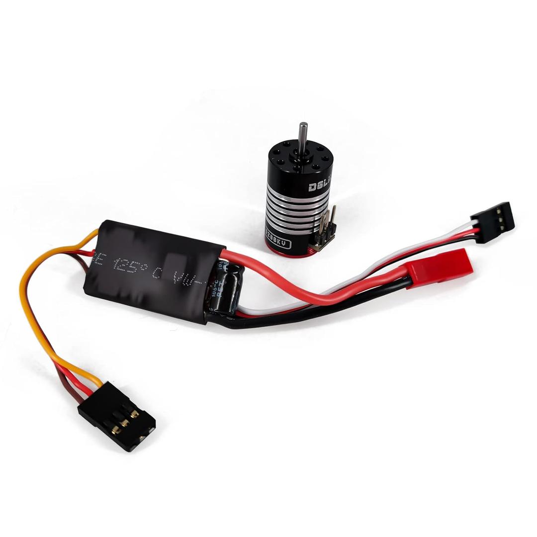 1625-6000KV 1/28 Brushless Motor and ESC (Electric Speed Controller) Mosquito Cart for 1/28 Wltoys MINI-Q Upgrade Accessories Universal