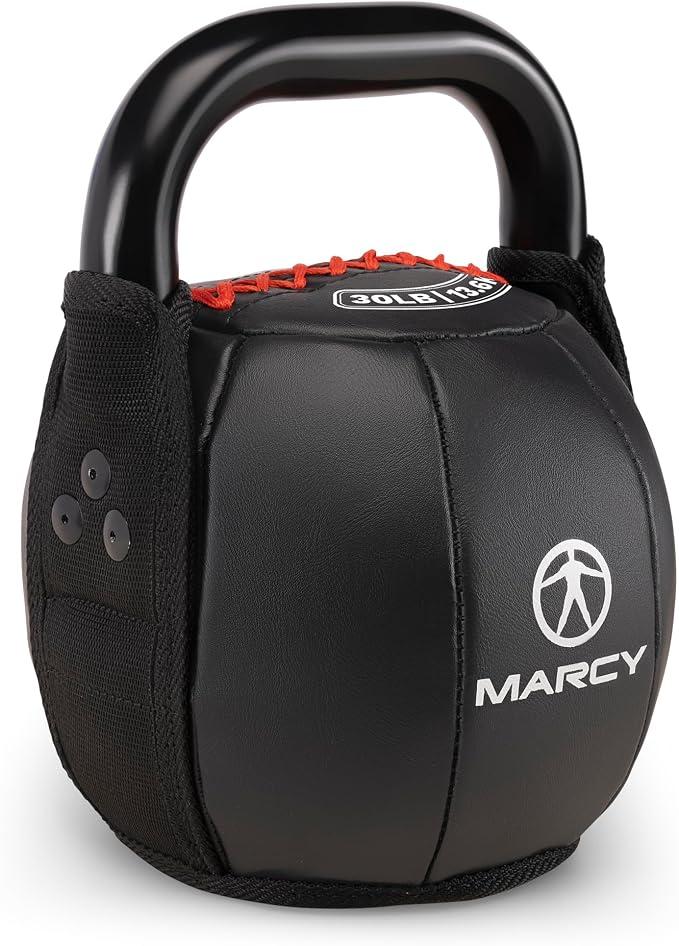 Marcy Soft Kettlebell with Handle - 10 to 40 lbs. Strength & Core Training