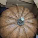 Haunted Hill Farm Pumpkin Sentinel by Tekky, Battery-Operated, Motion and Sound Activated Animatronic with Sound Effects and Lights for Indoor or Covered Outdoor Creepy Halloween Decoration