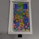 MOSNOVO for iPhone 17 Pro Case | Military Grade 6.6ft Drop Tested | Camera Control | Clear with Little Flowers Design