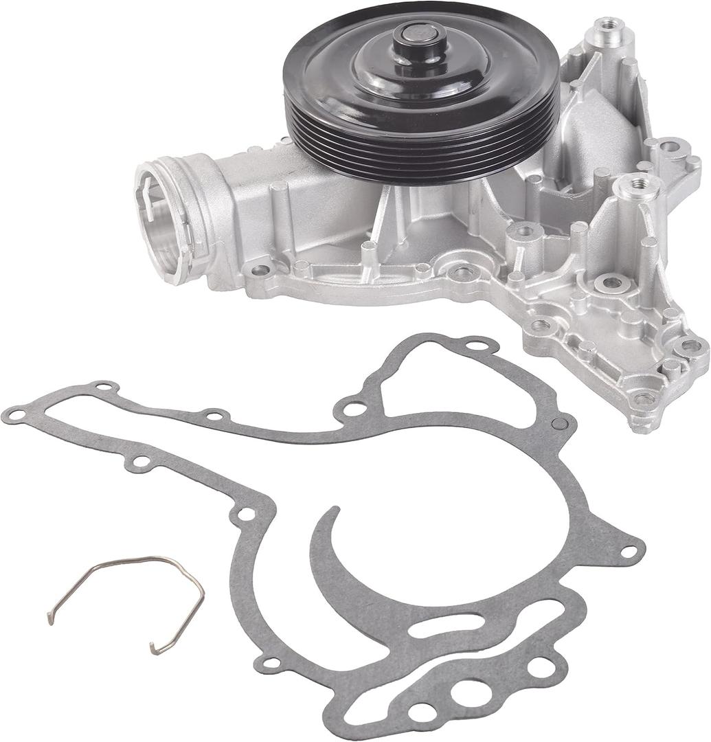 AW6142 Professional Water Pump with Gasket Compatible with 2006-2007 Mercedes-Benz C230 2008-2011 Mercedes-Benz C300 2006-2011 Mercedes-Benz R350 2005-2011 Mercedes-Benz SLK350