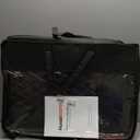 Huidasource F150 Rear Seat Covers, Split Back Leather Seat Cushion Cover Fit for 2015-2025 Ford F150 SuperCrew & 2017-2025 F250 F350 F450 Super Duty Crew Cab Pickup Truck (Back Row/Black&Red)