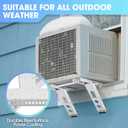 getlstub Air Conditioner Support Bracket, Adjustable Window AC Bracket, No Drilling, Heavy Steel Air Conditioner Stand Fit Most Single and Double-Hung Windows, Hold Up to 220lbs