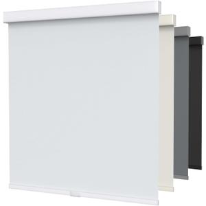 Cordless Blackout Roller Shades for Windows with Valance, Thermal Insulated UV Blocking Fabric, Cordless Window Blinds for Bedroom & Living Room, Easy Install, 31" W x 72" H, White