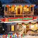 IDEAALS 10 Pack Jumbo Multicolor Plug in C9 Christmas Lights OutdoorLED Pathway Lights Waterproof, Strawberry Light Christmas Decorations Outdoor for Walkway Party Patio Garden Lawn Yard Decor