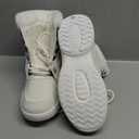 Dannto Women Winter Snow Boots Ladies Warm Fur Lined Ankle Booties Outdoor Water Resistant Furry Shoes (9)