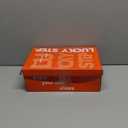 LUCKY STEP Women's Retro Tennis Fashion Sneakers Classic Casual Thin Sole Cute Comfortable Genuine Leather Trainer Ligheweight Trendy Walking Shoes (8.5, Yellow/Black)