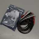 XT AUTO Purple 12v 15 Led 30cm Car Motorcycle Flexible Waterproof Underbody Light Strip String Lights for Festive Decoration Pack of 20