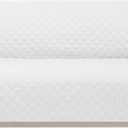 Reversible 4 Seater Sofa Cover 91 Inch Large Couch Cover Furniture Protector (Sofa XX-Large, White/White)