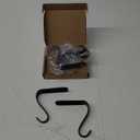 Christmas Stocking Holders Xmas Fireplace Hanger Hooks Holiday Mantel Garland Clips Metal Grips Set of 4(Gold)