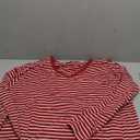 Red Stripped Women Longsleeve, L