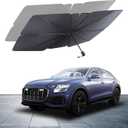 Summer Window Shades. Car Visor Extender Sun Block. Windshield Sun Shades. Anti-Glare Mirror for Parking. New Car Gifts. (54.3" L x 30.7" W)