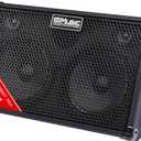 Coolmusic BP60D 120W Battery Powered Acoustic Guitar Amplifier,Portable Bluetooth Speaker with Reverb Chorus Delay Effect, 7 Inputs