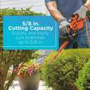 BLACK+DECKER Electric Hedge Trimmer, 17-Inch Corded 3.2 Amp, Dual Action, Reduced Vibration, Cleaner Cut, Lightweight, 3800 Cuts per Min (BEHT150)