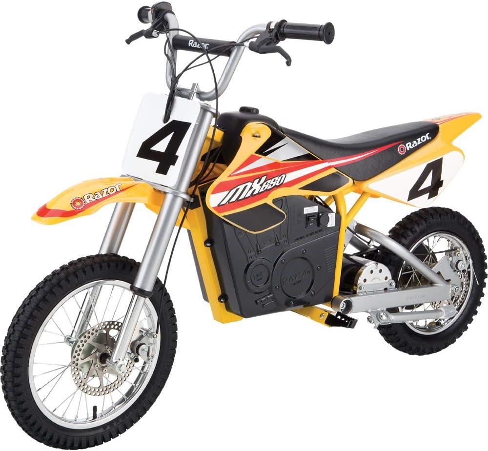 Razor MX650 Dirt Rocket Electric Motocross Off-road Bike - Yellow