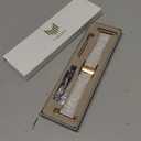 V-MORO Compatible with Resin Apple Watch Bands Series 11/10/9/8/7 46mm 45mm 44mm 42mm,Fashion Lightweight Resin Bracelet Wristband with Metal Buckle for iWatch Ultra 49mm Series 6/5/4/3/2/1/SE (Colorful Ivory White - Rose Gold)