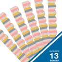3 x Carson Dellosa We Belong 39Ft of Boho Bulletin Board Borders, 13 Strips of Scalloped Trim with Stripes and Polka Dots for Rolling Whiteboard, Cork and Posterboard, Nursery, Party, and Classroom Decor