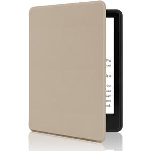 MOROCK Slim Case for Kindle Paperwhite 11th Generation(2021 Release, Model NO.M2L3EK), Fits 6.8" Amazon Kindle Paperwhite Signature Edition, Lightweight PU Leather Cover, Oat Coffee