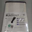 100% Blackout Shield Linen Blackout Curtains for Bedroom 84 Inches Long, Back Tab/Rod Pocket Living Room Drapes, Thermal Insulated Blackout Curtains 2 Panels Set, 50" W x 84" L, Cream