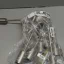 Plug in Chandelier 8 Lights Pendant Light Hanging Lights Fixture Ceiling with Plug in Cord 16.4ft & On/Off Switch Brushed Nickel Sputnik Chandelier for Dining Living Room Kitchen Foyer