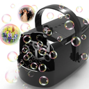 Bubble Machine Durable Automatic Bubble Blower, 8000+ Bubbles Per Minute Bubbles for Kids Toddlers Bubble Maker Operated by Plugin or Batteries Bubble Toys for Indoor Outdoor Birthday Party